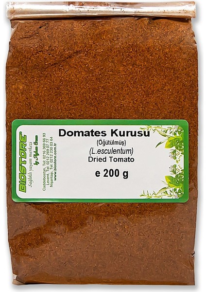 Öğütülmüş Domates Kurusu 200 G