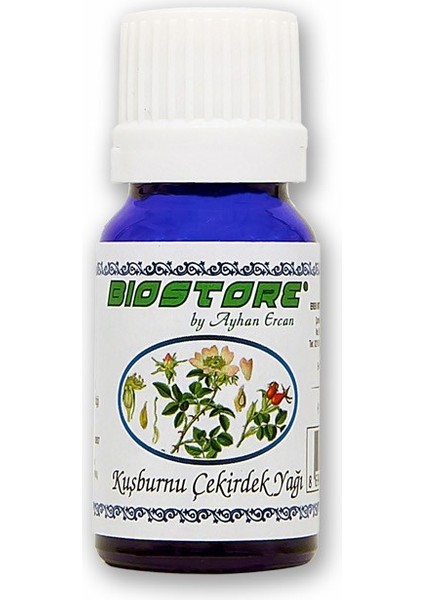 BioStore Soğuk Sıkım Saf Kuşburnu Çekirdeği Yağı 10 ml