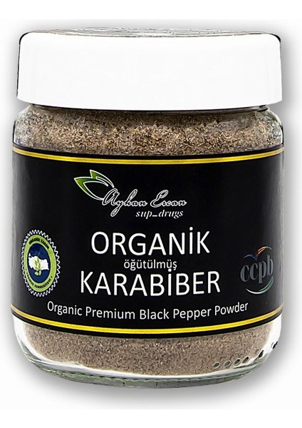 Öğütülmüş Organik Karabiber 80 G