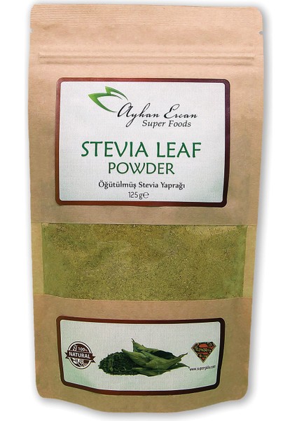 Öğütülmüş Stevia Yaprağı 125 G