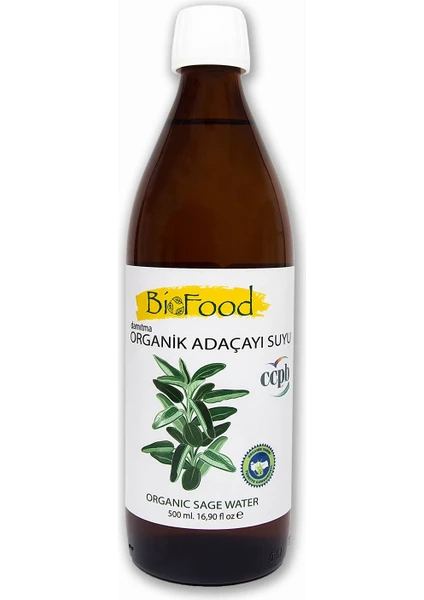 Biofood Damıtma Organik Adaçayı Suyu 500 ml