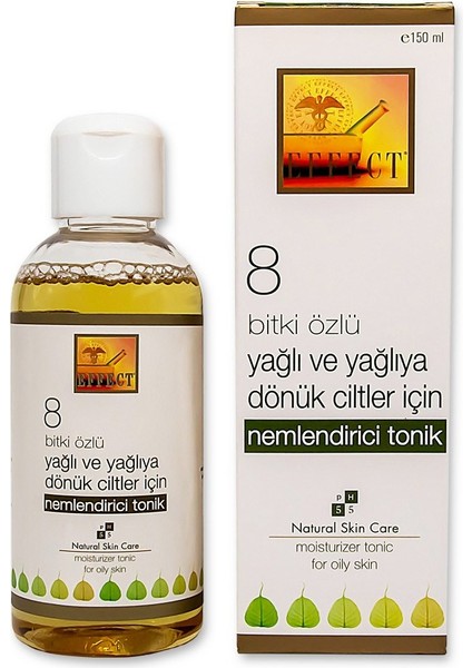 8 Bitki Özlü Yağlı ve Karma Ciltler için Nemlendirici Tonik 150 ml