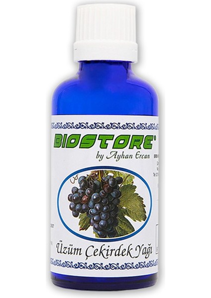 Soğuk Sıkım Saf Üzüm Çekirdeği Yağı 50 ml