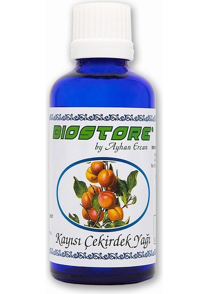 Soğuk Sıkım Saf Kayısı Çekirdek Yağı 50 ml