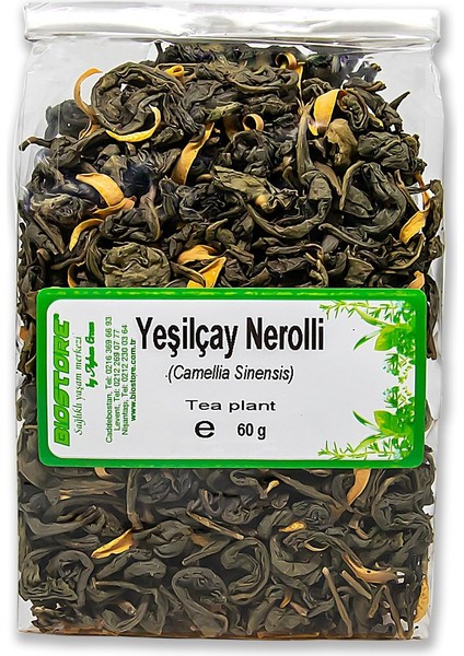 Portakal Çiçeği Nerolili Yeşil Çay 60 G