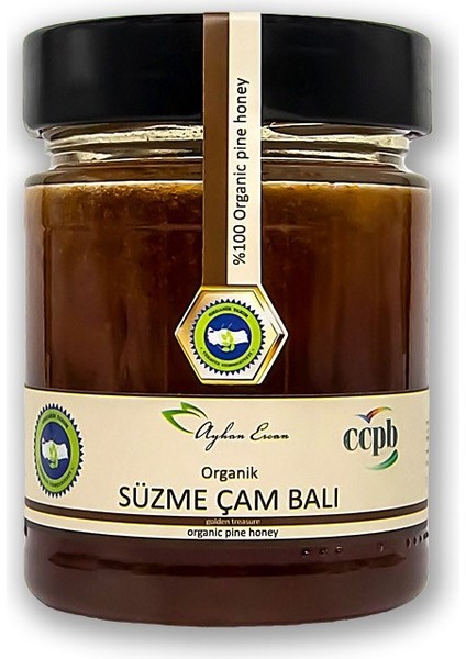 Organik Süzme Çam Balı 350 G