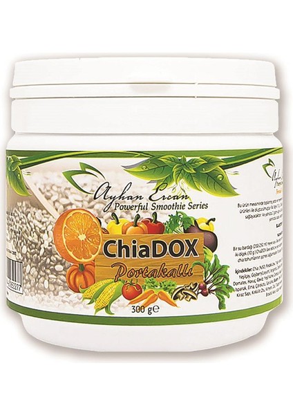 Portakallı Chiadox İçecek Tozu 300 G