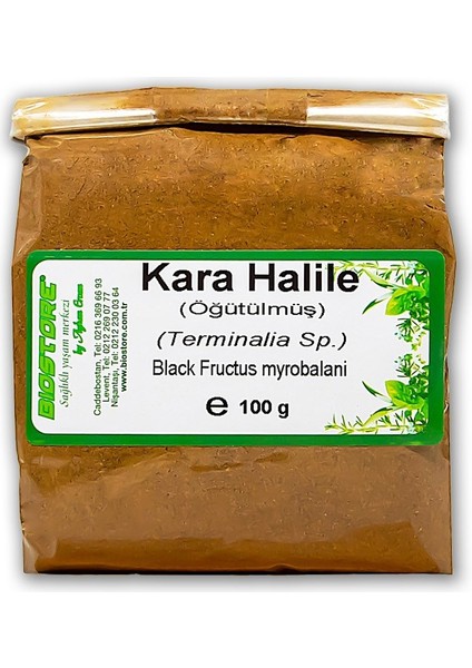 Öğütülmüş Kara Halile 100 G fiyatları