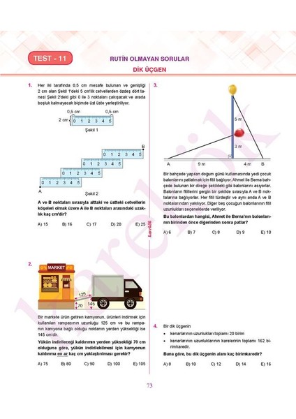 Güncel TYT Geometri Soru Bankası