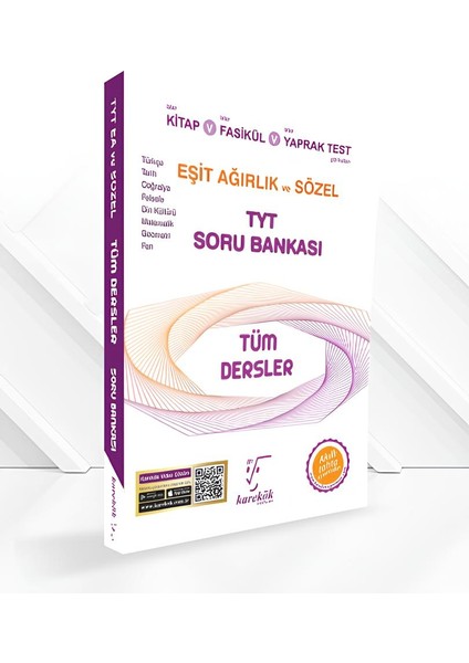 Güncel TYT Tüm Dersler Eşit Ağırlık ve Sözel Soru Bankası
