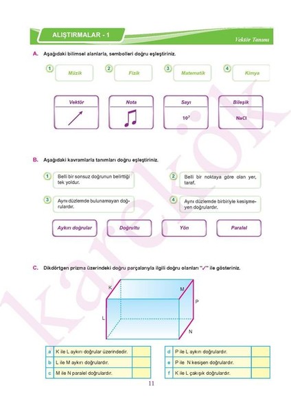 Karekök Yayıncılık Güncel 11. Sınıf Fizik Konu Anlatımı Mps  +  Soru Bankası