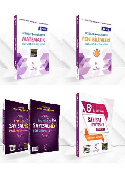 Güncel 8. Sınıf LGS Sayısal Konu + Sayısalmix Yeni Sorular + Deneme Seti
