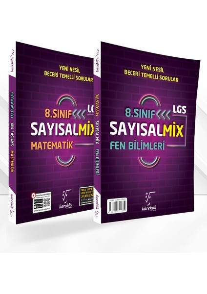Güncel 8. Sınıf LGS Sayısal Konu + Sayısalmix Yeni Sorular + Deneme Seti