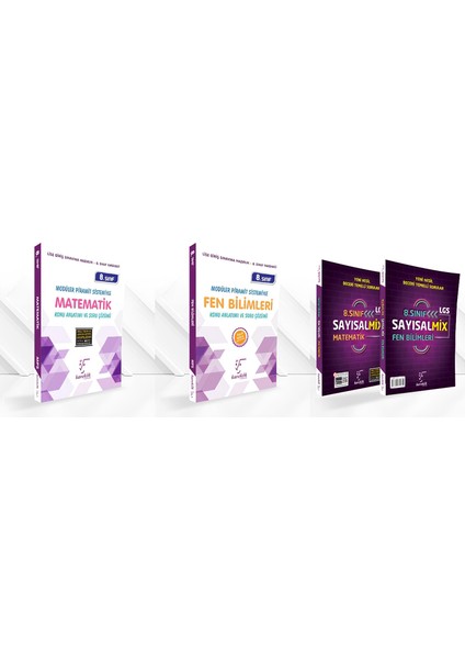 Güncel 8. Sınıf LGS Sayısal Konu Anlatımı + Sayısalmix Yeni Nesil Sorular