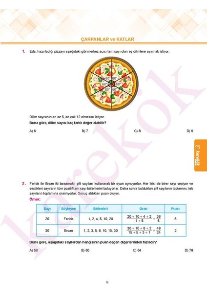 Karekök Yayıncılık Güncel 8. Sınıf LGS Sayısal Mix (Matematik-Fen Bilimleri)