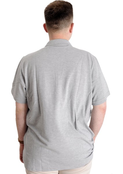 Büyük Beden Erkek T-Shirt Polo Fragmented 23325 Grimelanj fırsatları