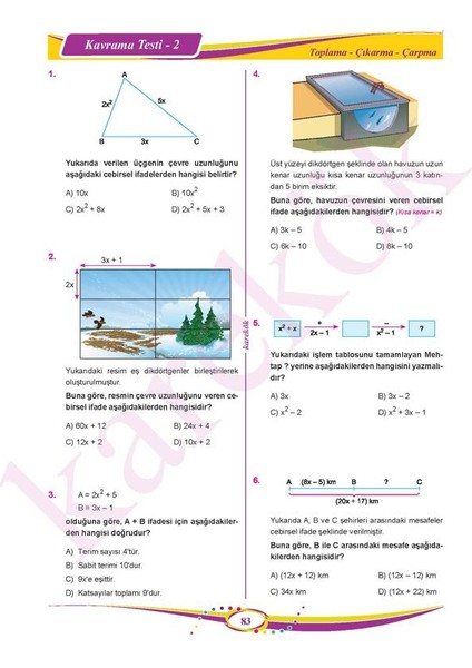 Karekök Yayıncılık Güncel 7. Sınıf Matematik Konu Anlatımı Mps  +  Soru Bankası Seti