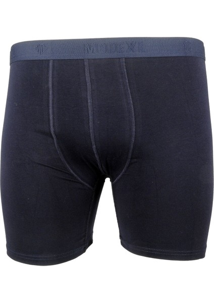 Buyuk Beden Erkek Likra Boxer 6350 Lacivert