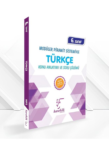 Karekök Yayıncılık Güncel 6. Sınıf Türkçe Konu Anlatımlı  +  Soru Bankası  +  Yeni Nesil Sorula