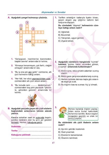 Karekök Yayıncılık Güncel 6. Sınıf Türkçe Konu Anlatımlı  +  Soru Bankası  +  Yeni Nesil Sorula