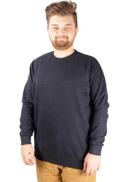 Erkek Sweat Bisyaka Selanik Basic B21545 Lacivert