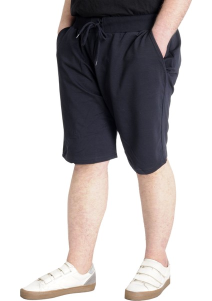 Büyük Beden Erkek Kapri Yandan Cep Mulıne 20501 Lacivert fiyatları