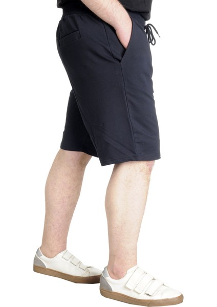 Büyük Beden Erkek Kapri Yandan Cep Mulıne 20501 Lacivert modelleri