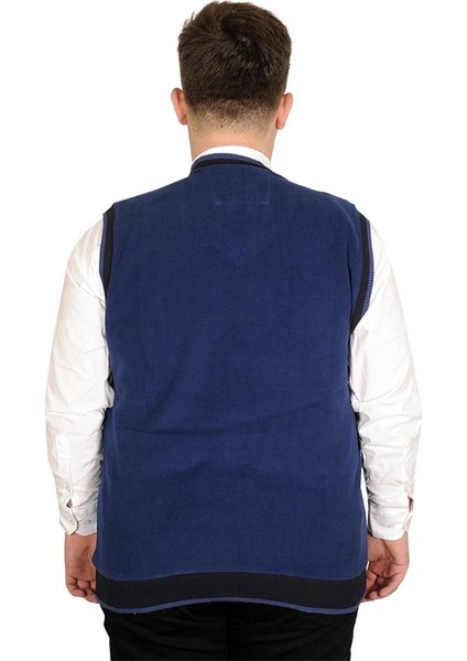 Büyük Beden Erkek Süeter Vanize Selanik 20547 Indigo fiyatları