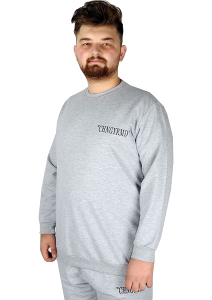 Büyük Beden Eşofman Üstü Chngyrmd 21206 Grimelanj modelleri