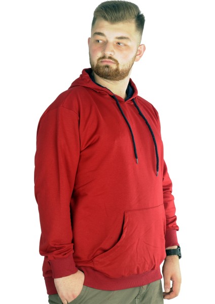 Büyük Beden Eşofman Üstü 2ip Basic 20569 Bordo fiyatları