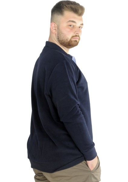 Erkek Sweatshirt Polo Selanik Sailing Crew 22442 Lacivert modelleri