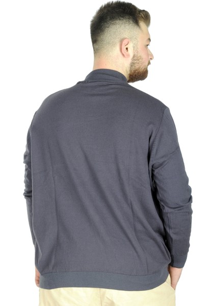 Büyük Beden Kazak Yarım Balıkçı 22208 Füme modelleri