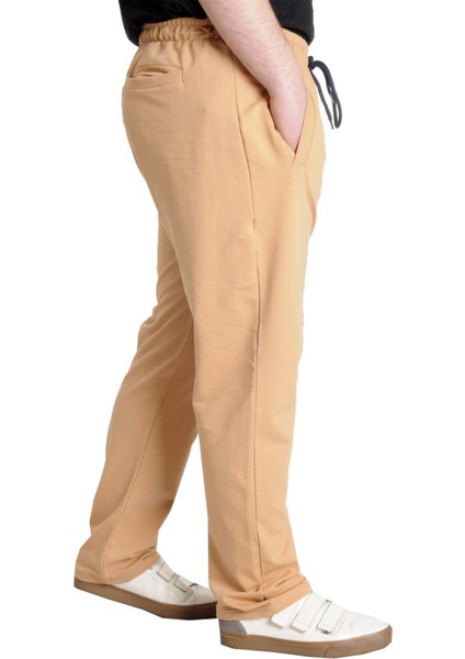 Büyük Beden Erkek Eşofman Altı Classic 2 Ip 11100 Bej modelleri