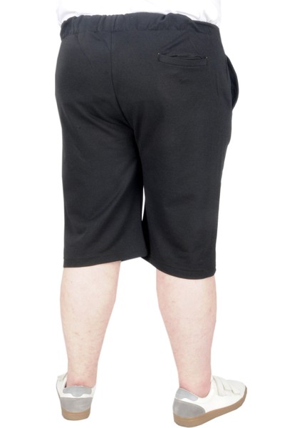 Mode Xl Büyük Beden Kapri Straight Recycle Basic B20506 Siyah fiyatları