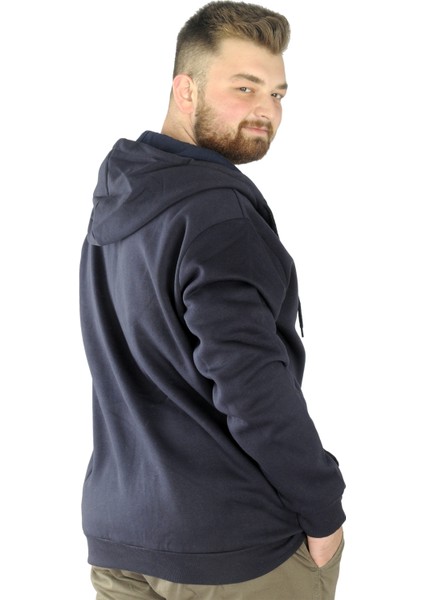 Erkek Sweat Fermuarlı Free Your Mind 22536 Lacivert modelleri