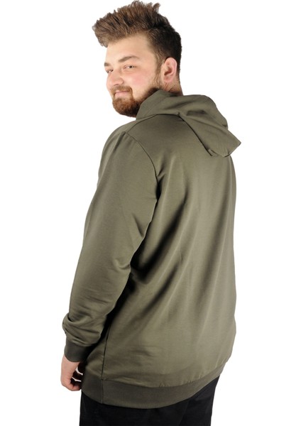 Büyük Beden Eşofman Üstü 2ip Basic 20569 Haki modelleri