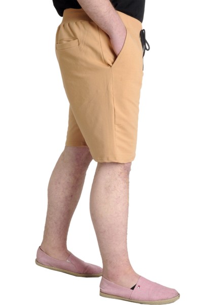 Büyük Beden Erkek Şort 1991 23410 Bej modelleri