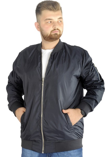 Erkek Kolej Mont Lacivert Fermuarlı Mevsimlik İnce Kumaş 2022 Sonbahar-Kış