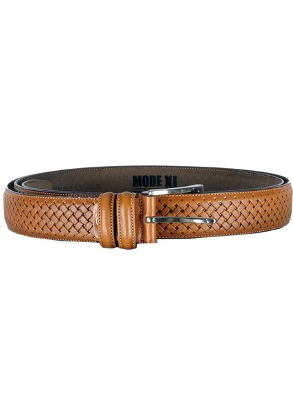 Kemer 3,5 cm Nokta Desen 4112 Taba