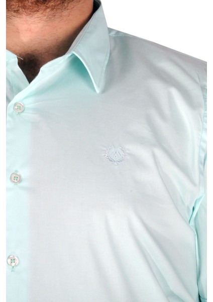 Büyük Beden Erkek No Pocket Lycra Poplin 20353 Mint Yeşili fırsatları