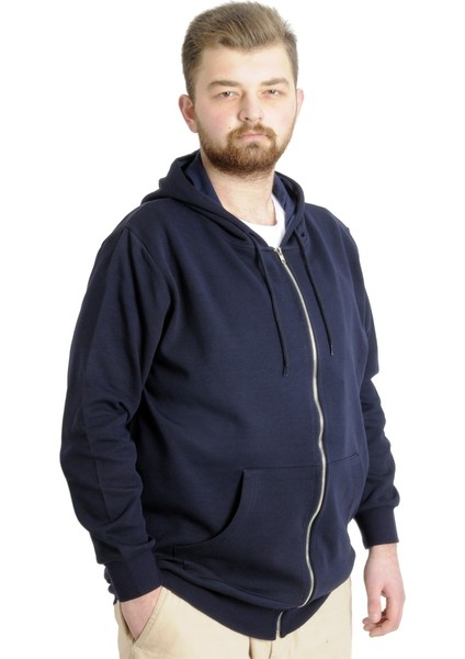 Erkek Hırka Kapson Fermuarlı Steel Interlock 21600 Lacivert modelleri