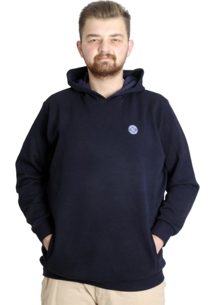 Erkek Sweat Kapşon Kuplu 21500 Lacivert