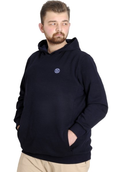 Erkek Sweat Kapşon Kuplu 21500 Lacivert