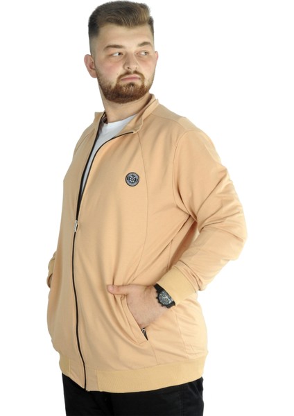 Büyük Beden Eşofman Üstü 2ip Choose Your Mode 21202 Bej fiyatları