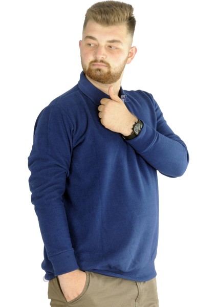 Erkek Sweatshirt Polo Vnz Selanik 20440 Indigo fiyatları