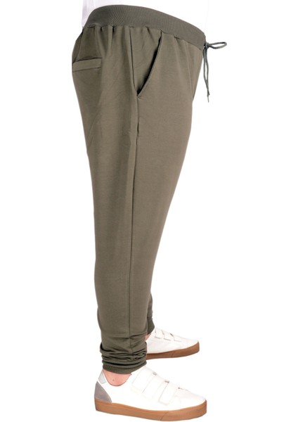 Büyük Beden Recycle Eşofman Altı Darpaça B20507 Haki modelleri