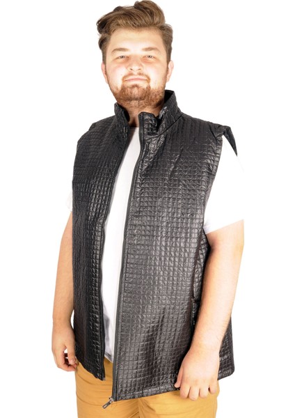 Büyük Beden Erkek Yelek Basic Epic 21606 Siyah