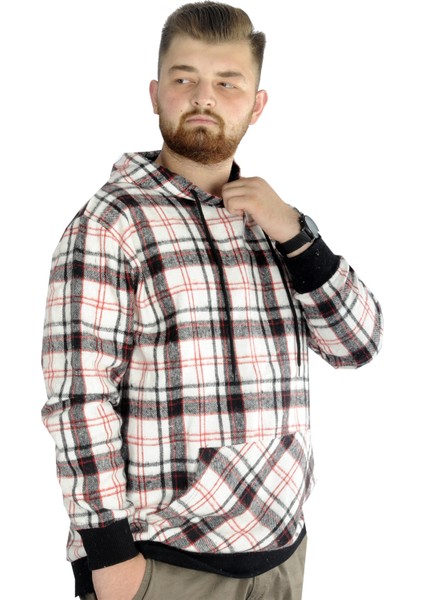 Erkek Oduncu Kapsonlu Sweat Kanguru 22528 Ekru fiyatları