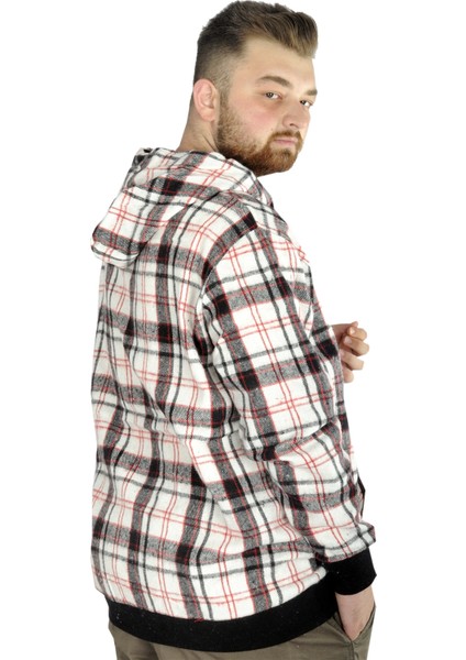 Erkek Oduncu Kapsonlu Sweat Kanguru 22528 Ekru modelleri