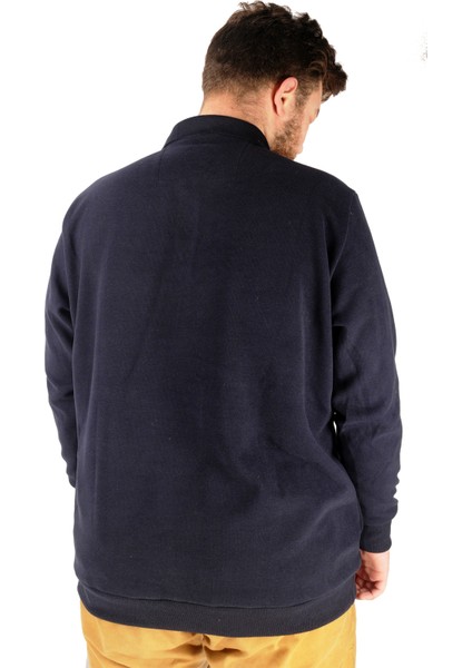 Erkek Sweat Polo Selanik Embroidered 20442 Lacivert modelleri